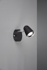 Foco Trio Toulouse LED negro mate 3000K regulable 9cm R82121132