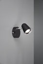 Foco Trio Toulouse LED negro mate 3000K regulable 9cm R82121132