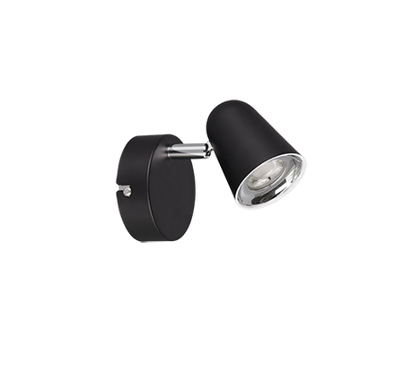 Foco Trio Toulouse LED negro mate 3000K regulable 9cm R82121132