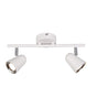 Foco Trio Toulouse LED 2 luces blanco mate 3000K 34cm R82122131
