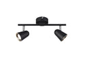 Foco Trio Toulouse LED 2 luces 3000K 34cm negro mate — ref. R82122132 (1)