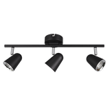Foco Trio Toulouse LED 3 luces 3000K 48cm negro mate — ref. R82123132 (2)