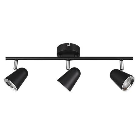 Foco Trio Toulouse LED 3 luces 3000K 48cm negro mate — ref. R82123132 (2)