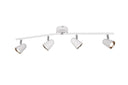 Foco Trio Toulouse LED 4 luces 3000K 78cm blanco mate — ref. R82124131 (1)