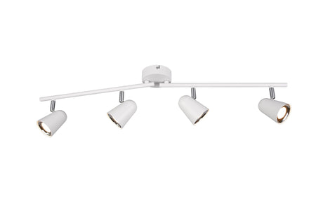 Foco Trio Toulouse LED 4 luces 3000K 78cm blanco mate — ref. R82124131 (1)