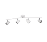 Foco Trio Toulouse LED 4 luces 3000K 78cm blanco mate — ref. R82124131 (2)