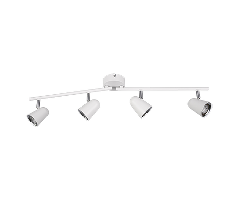Foco Trio Toulouse LED 4 luces 3000K 78cm blanco mate — ref. R82124131 (2)