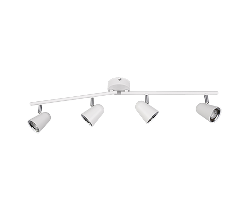 Foco Trio Toulouse LED 4 luces 3000K 78cm blanco mate — ref. R82124131 (2)