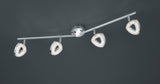 Foco Trio Tours LED cromo 3000K regulable 80cm R82134106