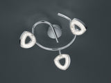 Foco Trio Tours LED cromo 3000K regulable Ø25cm R82139106