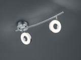 Foco Trio Rennes LED cromo 3000K 40cm R82412106