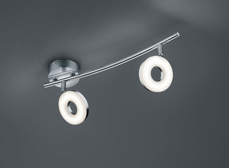 Foco Trio Rennes LED cromo 3000K 40cm R82412106