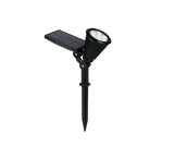 Foco de exterior Trio Festival LED solar portátil negro mate sensor crepuscular IP44 R84756232