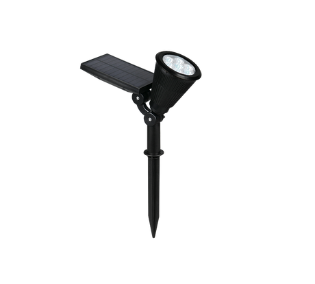 Foco de exterior Trio Festival LED solar portátil negro mate sensor crepuscular IP44 R84756232