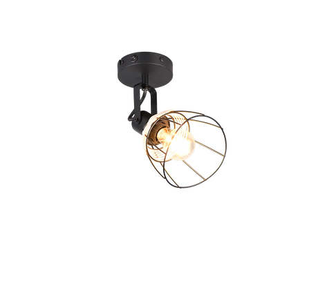 Foco Trio Jerome LED negro mate 2700K Ø14cm R86231732