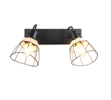 Foco Trio Jerome LED negro mate 2700K 36cm R86232032