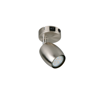 Foco Trio Nancy LED níquel mate 3000K Ø7cm R86261707