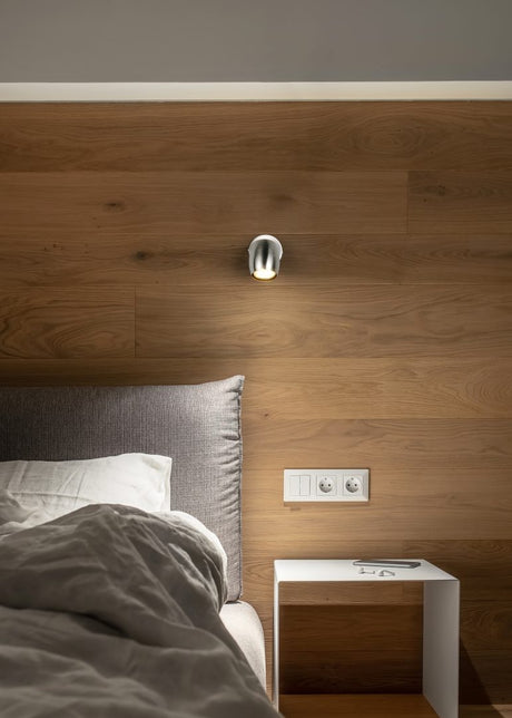 Foco Trio Nancy LED níquel mate 3000K Ø7cm R86261707