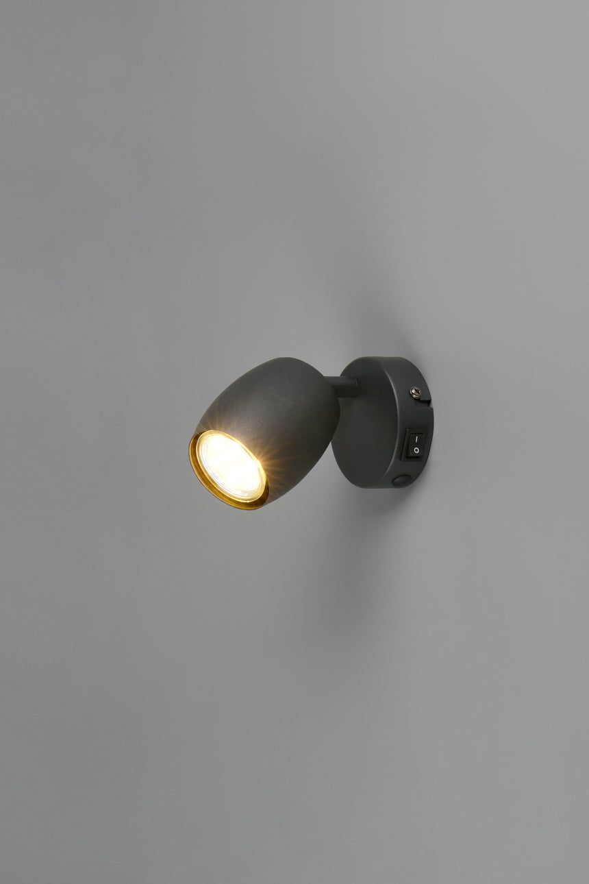 Foco Trio Nancy LED negro mate 3000K Ø7cm R86261732