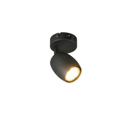 Foco Trio Nancy LED negro mate 3000K Ø7cm R86261732