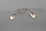 Foco Trio Nancy LED níquel mate 3000K Ø7cm R86262007