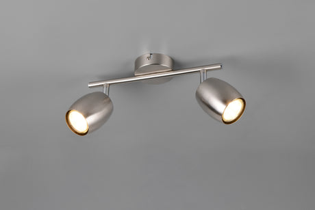 Foco Trio Nancy LED níquel mate 3000K Ø7cm R86262007