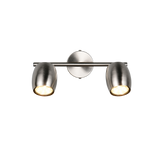 Foco Trio Nancy LED níquel mate 3000K Ø7cm R86262007
