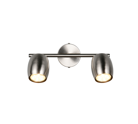 Foco Trio Nancy LED níquel mate 3000K Ø7cm R86262007