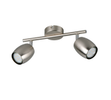Foco Trio Nancy LED níquel mate 3000K Ø7cm R86262007