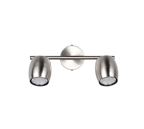 Foco Trio Nancy LED níquel mate 3000K Ø7cm R86262007