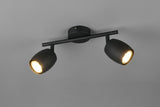 Foco Trio Nancy LED negro mate 3000K Ø7cm R86262032