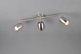Foco Trio Nancy LED níquel mate 3000K Ø7cm R86263007