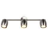 Foco Trio Nancy LED níquel mate 3000K Ø7cm R86263007