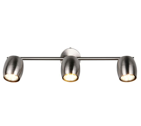 Foco Trio Nancy LED níquel mate 3000K Ø7cm R86263007
