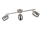 Foco Trio Nancy LED níquel mate 3000K Ø7cm R86263007