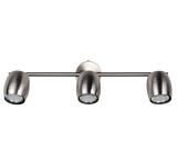 Foco Trio Nancy LED níquel mate 3000K Ø7cm R86263007
