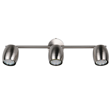 Foco Trio Nancy LED níquel mate 3000K Ø7cm R86263007
