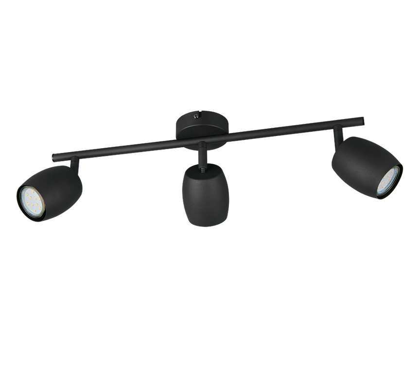 Foco Trio Nancy LED negro mate 3000K Ø7cm R86263032