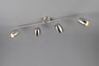 Foco Trio Nancy LED níquel mate 3000K Ø7cm R86264007
