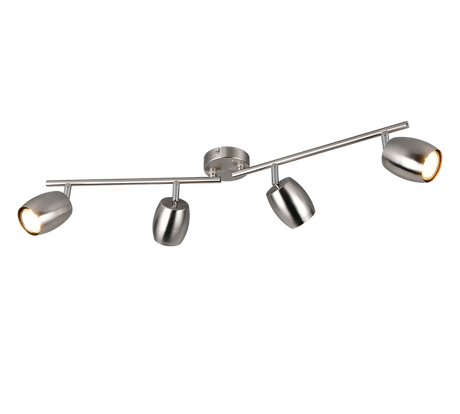 Foco Trio Nancy LED níquel mate 3000K Ø7cm R86264007