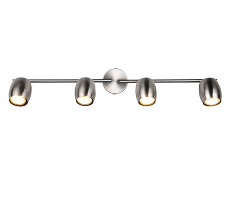 Foco Trio Nancy LED níquel mate 3000K Ø7cm R86264007