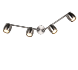 Foco Trio Nancy LED níquel mate 3000K Ø7cm R86264007