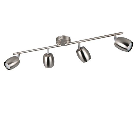 Foco Trio Nancy LED níquel mate 3000K Ø7cm R86264007
