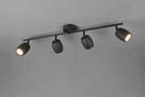 Foco Trio Nancy LED negro mate 3000K Ø7cm R86264032