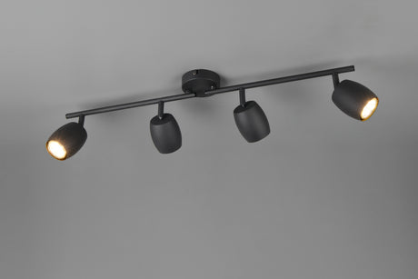 Foco Trio Nancy LED negro mate 3000K Ø7cm R86264032