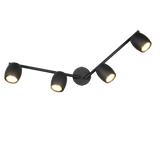 Foco Trio Nancy LED negro mate 3000K Ø7cm R86264032
