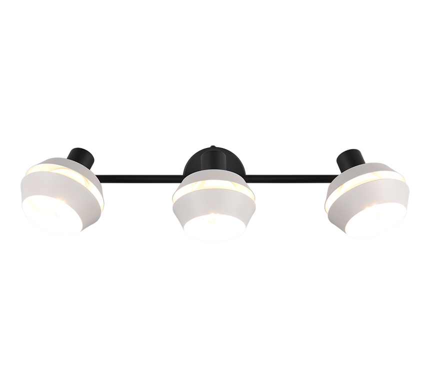 Foco Trio Isla LED gris cálido 2700K 54,8cm R86363076