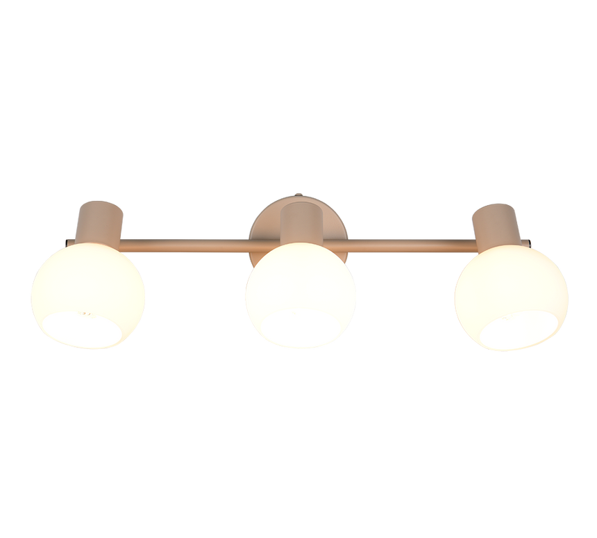 Foco Trio Boba LED warm beige 2700K Ø10cm R86373043