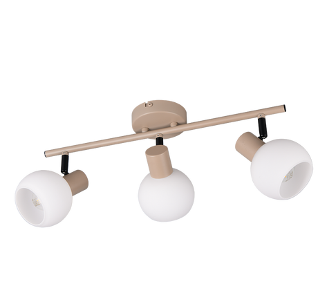 Foco Trio Boba LED warm beige 2700K Ø10cm R86373043