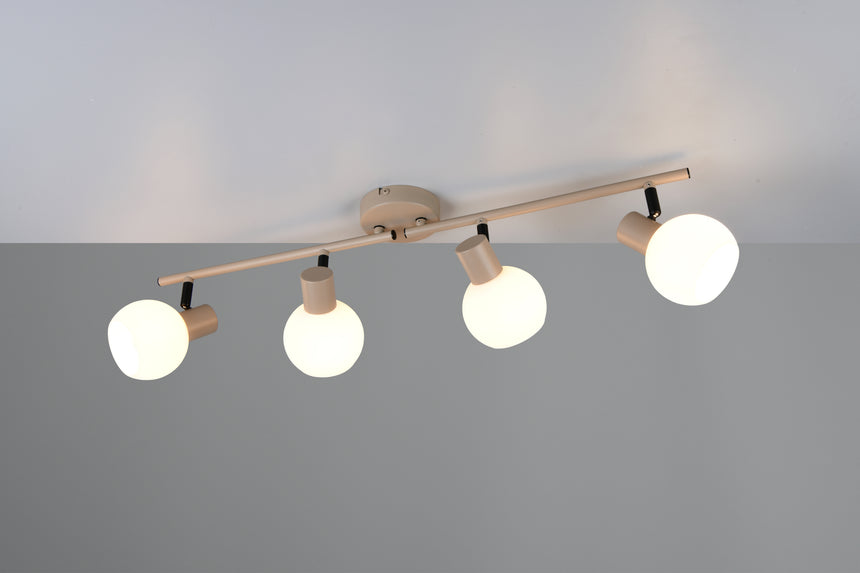 Foco Trio Boba LED warm beige 2700K Ø10cm R86374043